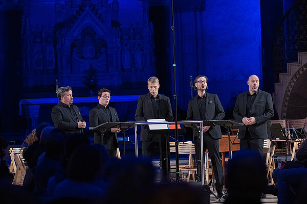 Ensemble amarcord zu Gast in der Musiknacht, Foto: Martin Türke Ensemble amarcord zu Gast in der Musiknacht, Foto: Martin Türke