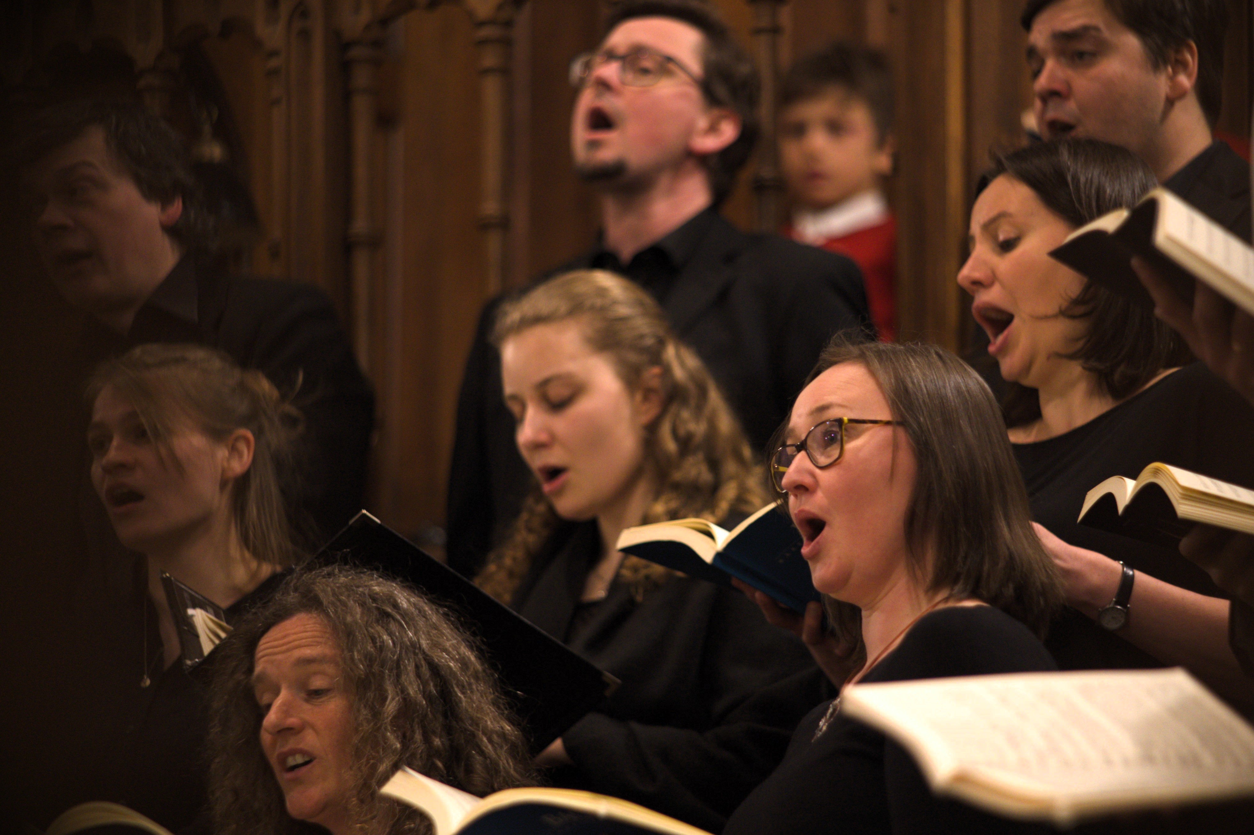 Chorist*innen der amici musicae in der Thomaskirche Leipzig, Foto: Thomas Heinrich Chorist*innen der amici musicae in der Thomaskirche Leipzig, Foto: Thomas Heinrich